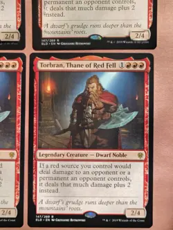 4x Torbran, Thane of Red Fell **NEAR MINT** **UNPLAYED** MTG - Image 4
