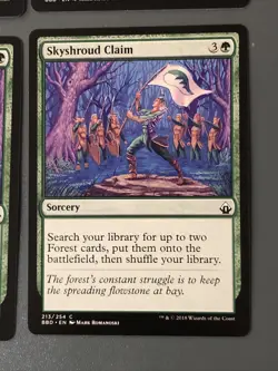 Skyshroud Claim X4 Battlebond Ex/NM Condition See Pics Front Back - Image 2