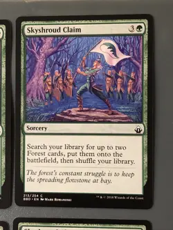 Skyshroud Claim X4 Battlebond Ex/NM Condition See Pics Front Back - Image 4