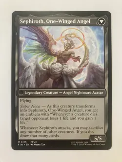 MTG Sephiroth, Fabled SOLDIER - Final Fantasy (FIN) Normal #115 - Image 2