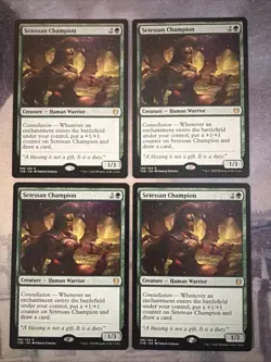 4x Setessan Champion- Theros Beyond Death- NM- Mtg Magic The Gathering- Playset - Image 1