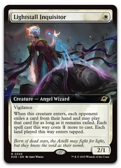 Lightstall Inquisitor (Extended Art) #320 (NM) Edge of Eternities EOE Magic MTG - Image 1
