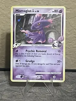 Mismagius GL Holo 10/111 2009 Pokemon TCG Rising Rivals Gym Leader Fantina LP - Image 1