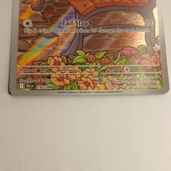 Pokemon Minccino Illustration Rare Holo 152/086 Sv: Black Bolt Basic Tail Slap … - Image 4