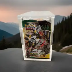 Pokemon TCG Sword & Shield Evolving Skies Booster Box New Sealed With Acrylic - Image 3