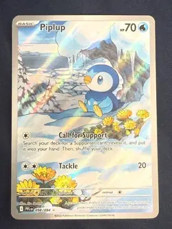 Piplup 098/094 NM Pokemon Phantasmal Flames Illustration Rare Full Art - Image 1