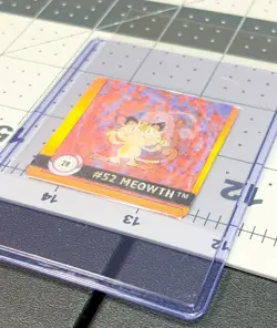 1999 ArtBox Pokemon Action Flipz Series 1 - #28 Meowth/Persian *GREAT CONDITION* - Image 2