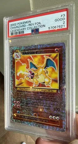 2002 Pokemon Legendary Collection Reverse Holo Charizard #3 PSA 2 Good Charizard - Image 4