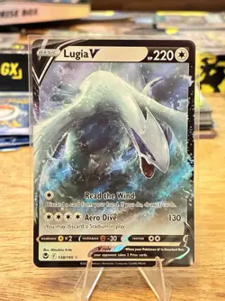 Pokemon Lugia V Holo Ultra Rare SWSH12: Silver Tempest 138/195 NM - Image 1