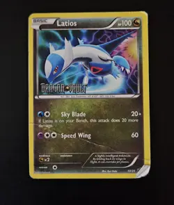 Pokemon TCG Latios Dragon Vault Holo Rare Card 10/20 Series - Image 1