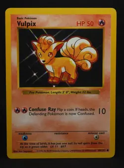 Vulpix 068/102 Base Set (Shadowless) Regular Pokemon TCG - Image 1