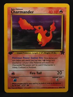 Charmander 50/82 1st Edition Team Rocket Regular Pokemon TCG - Image 1