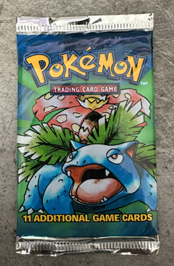 1999 Pokemon Factory Sealed Booster Pack by WOTC featuring Venusaur - Image 1