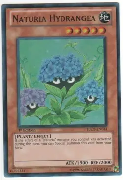 Naturia Hydrangea - HA03-EN044 - Super Rare - 1st Edition NM Yugioh Hidden Arsen - Image 1