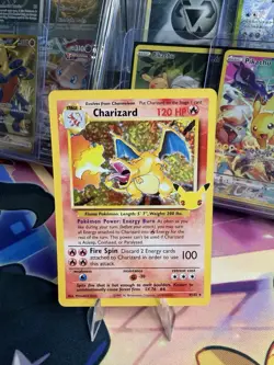 POKEMON CHARIZARD HOLO 4/102 CELEBRATIONS: CLASSIC COLLECTION MINT - Image 1