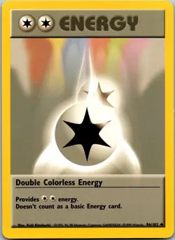 Double Colorless Energy 096/102 - Base Set Pokemon TCG LP - Image 1