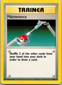 Maintenance 083/102 - Base Set Pokemon TCG LP - Image 1