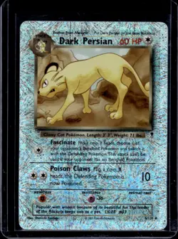 2002 Pokemon Legendary Dark Persian Reverse Holo #6/110 - Image 1