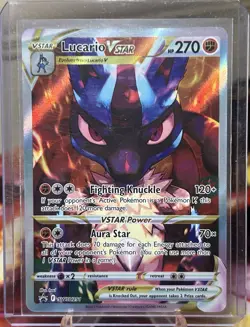 Pokemon TCG Crown Zenith - Lucario VSTAR #BlackStarPromo #SWSH291 - NM/MINT - Image 1