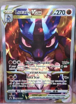 Pokemon TCG Crown Zenith - Lucario VSTAR #BlackStarPromo #SWSH291 - NM/MINT - Image 2