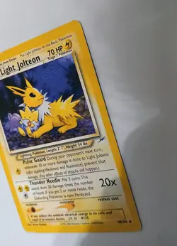 Light Jolteon 48/105 Pokemon Neo Destiny 2002 Regular Uncommon - LP English - Image 3