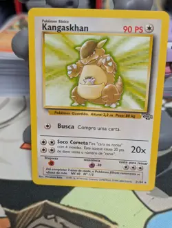 Pokemon TCG Kangaskhan 21/64 - Jungle Rare Non Holo Portuguese Vintage - Image 1