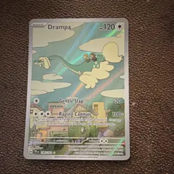 Pokemon Drampa Illustration Rare Holo 184/162 120 HP SV05 Temporal Forces Engli… - Image 1