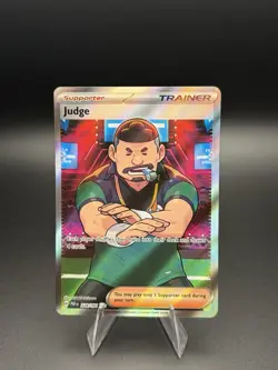 Judge 228/091 - Full Art Holo - NM/M - SV Paldean Fates - Pokemon TCG - Image 1