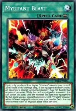 Myutant Blast - PHRA-EN094 - Common - 1st Edition NM Yugioh Phantom Rage - Image 1