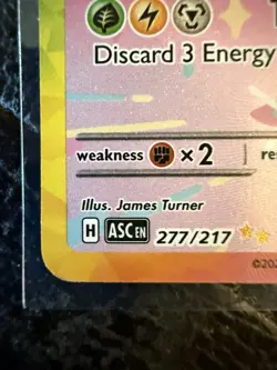 Pokemon Pikachu ex 277/217 SIR Special Illustration Rare Ascended Heroes - Image 4