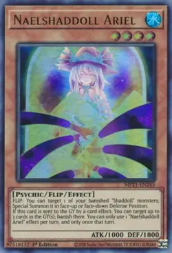 Naelshaddoll Ariel - MP21-EN245 - Ultra Rare - 1st Edition LP Yugioh 2021 Tin of - Image 1