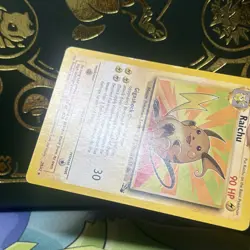 Pokemon TCG Raichu 29/62 Rare 4th Print 1999-2000 Fossil LP - Image 4