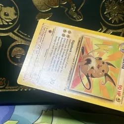 Pokemon TCG Raichu 29/62 Rare 4th Print 1999-2000 Fossil LP - Image 5