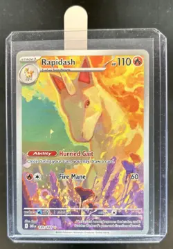 2025 Pokemon Destined Rivals Rapidash #189/182 - Image 1