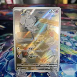 Pokemon Espurr IR Illustration Rare Full Art Near Mint Perfect Order 095/088 - Image 1