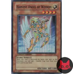 Yugioh Harvest Angel of Wisdom CSOC-ENSE1 Super Rare NM - Image 1