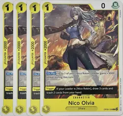 Nico Olivia | OP09-106 | Emperors in the New World | One Piece TCG | Playset x4 - Image 1