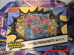 Pokemon TCG - Mega Evolution Ascended Heroes Feraligatr Mega EX Box - Sealed - Image 1