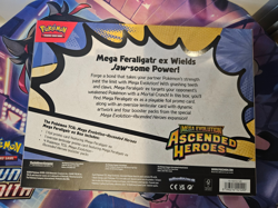 Pokemon TCG - Mega Evolution Ascended Heroes Feraligatr Mega EX Box - Sealed - Image 2