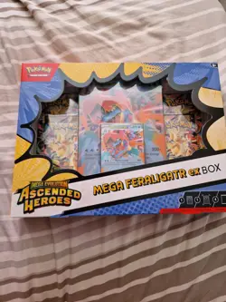 Pokemon TCG: Mega Evolution Ascended Heroes - Mega Feraligatr ex Box - Image 1