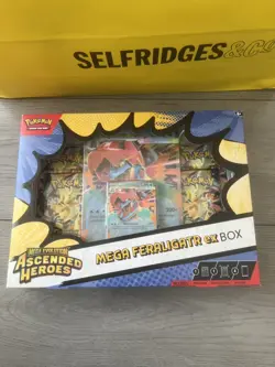 4x ✅Pokemon TCG: Mega Evolution Ascended Heroes Mega Feraligatr ex Box | SEALED - Image 1