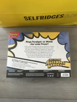 4x ✅Pokemon TCG: Mega Evolution Ascended Heroes Mega Feraligatr ex Box | SEALED - Image 2