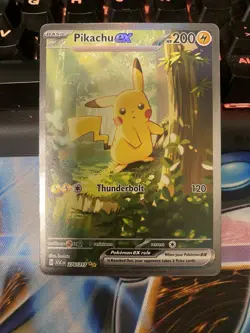 Pikachu EX 276/217 SIR Illustration Rare Pokemon Ascended Heroes Near Mint - Image 1