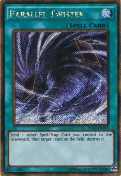 Parallel Twister - PGL2-EN019 - Gold Secret Rare - Unlimited Edition NM Yugioh P - Image 1
