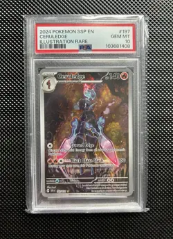 Ceruledge 197/191 PSA 10 - Surging Sparks - Pokemon TCG - Image 1