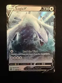 Pokemon TCG- Lugia v Silver Tempest Ultra Rare Holo Card 138/195-NM - Image 1