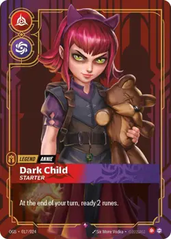 Annie - Dark Child (Starter) [OGS - 017/024] - NM TCG Riftbound - Image 1