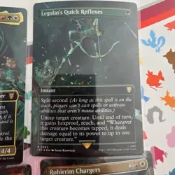 Magic: The Gathering Lord of the Rings Art Series 12 Card Lot Aragorn Legolas - Image 4