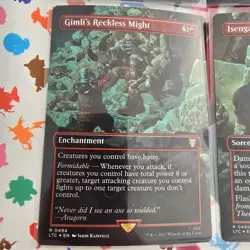 Magic: The Gathering Lord of the Rings Art Series 12 Card Lot Aragorn Legolas - Image 5