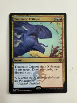 Traumatic Critique | Secrets of Strixhaven | NM | MTG - Image 1